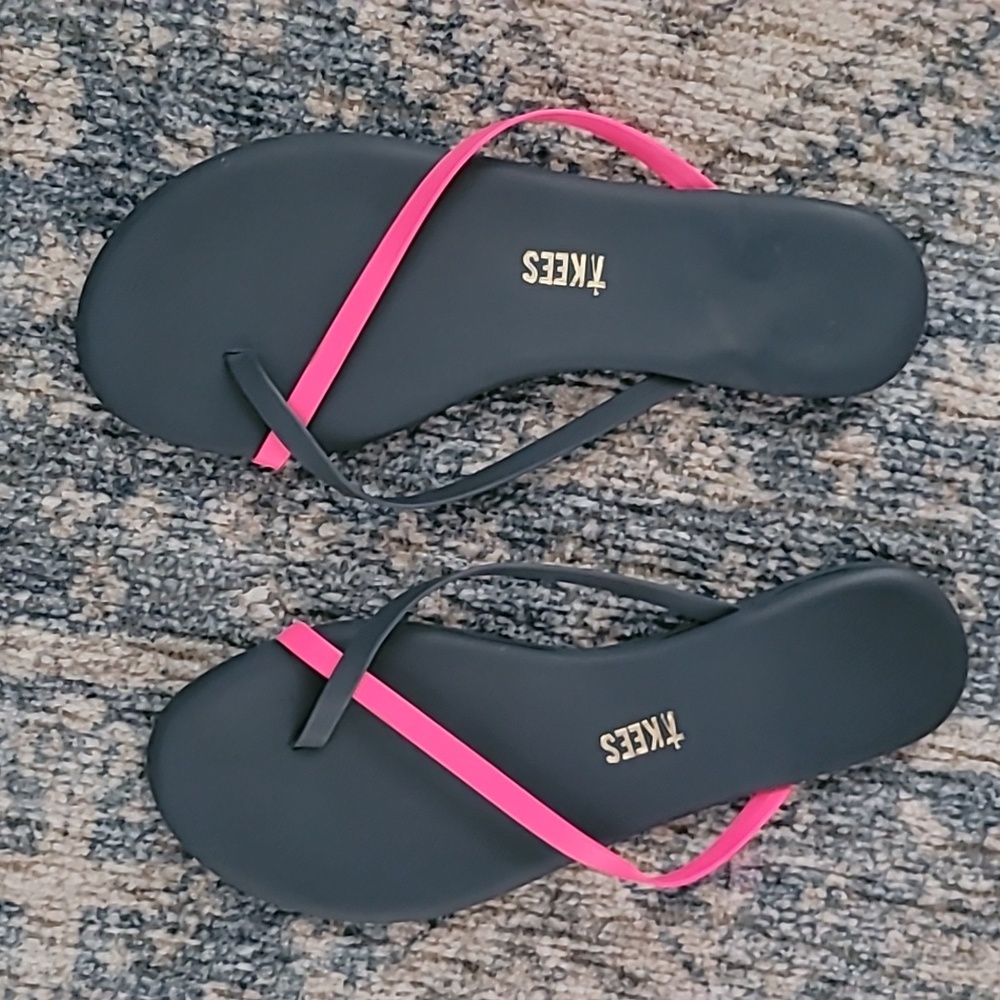 Pink Tkees Riley Neon Sandals
